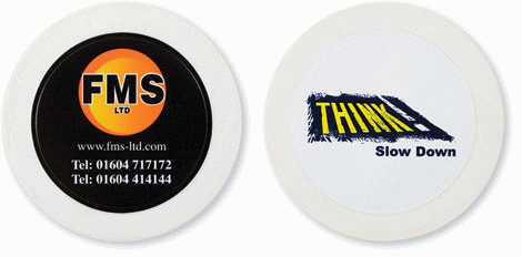 round tax disc holder